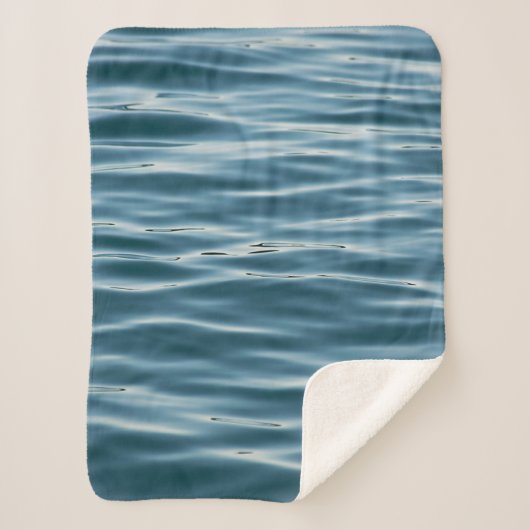 朝の海水 シェルパブランケット (正面)