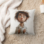 朝の狂気:最初のコーヒー、後の質問 クッション (ブランケット)