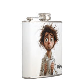 朝の狂気：最初のコーヒー、後の質問 フラスク (右)