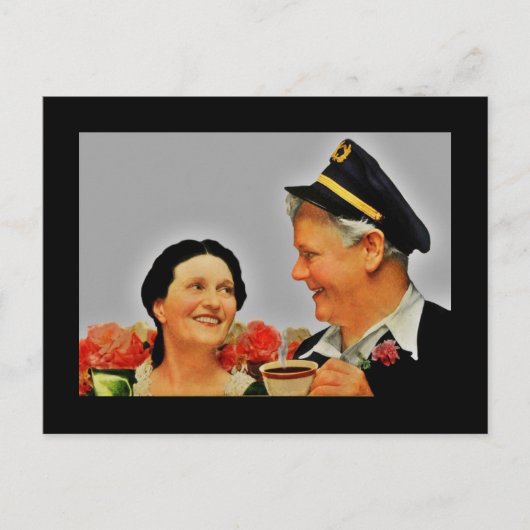 朝の珈琲仲間 ポストカード (正面)