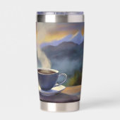 朝の珈琲俳句 保温保冷タンブラー (背面)