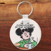 朝の生活 キーホルダー (正面)