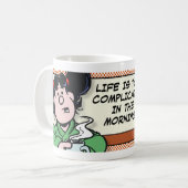 朝の生活 コーヒーマグカップ (正面左)