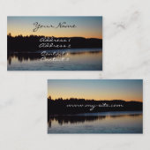 朝の眺め 名刺 (正面/裏面)