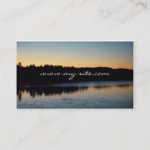 朝の眺め 名刺 (裏面)