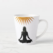 朝の瞑想マグカップ カフェラテマグ (右)