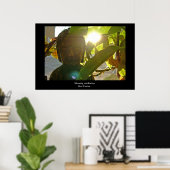 朝の瞑想 ポスター (ホームオフィス)