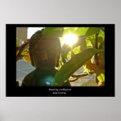 朝の瞑想 ポスター (正面)