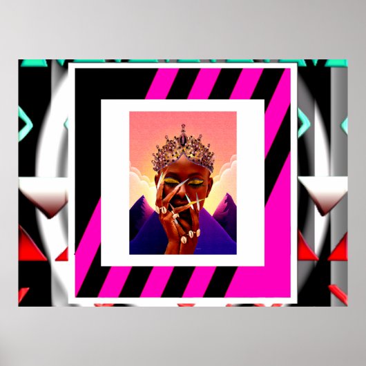 朝の瞑想 ポスター (正面)