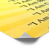 朝の確認 ポスター (角)