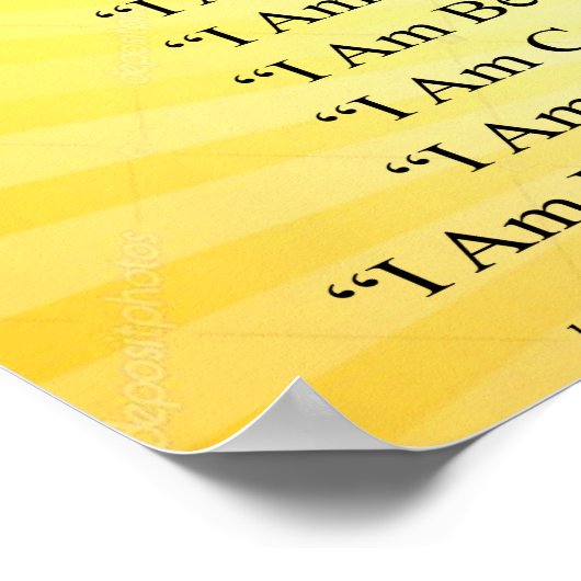 朝の確認 ポスター (角)