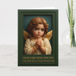 「朝の祈りの金の翼」 カード