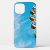 朝の空の下の白澄んい観覧車 Case-Mate iPhoneケース (裏面)