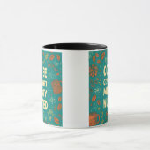 「朝の笑いマグおもしろい:コーヒー好きの引用文 マグカップ (中央)