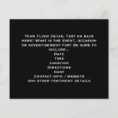 朝の緑のゴルフコース チラシ (裏面)