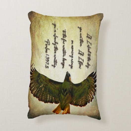 朝の翼感動的 アクセントクッション (裏面(縦))