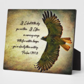 朝の翼感動的 フォトプラーク (側面)