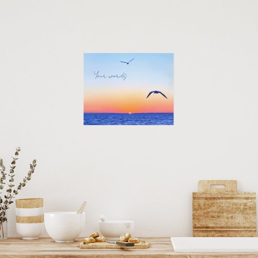 朝の翼 ポスター (キッチン)