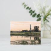 朝の自由の女神 ポストカード (スタンド正面)