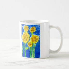 朝の花 コーヒーマグカップ