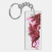 朝の赤い空 キーホルダー (正面左)