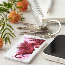 朝の赤い空 キーホルダー