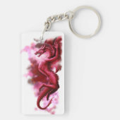 朝の赤い空 キーホルダー (裏面)