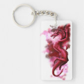 朝の赤い空 キーホルダー (正面)