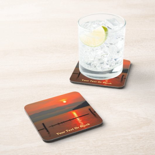 朝の赤い空 コースター (右側)