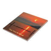 朝の赤い空 タイル (側面)