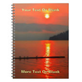 朝の赤い空 ノートブック (正面)