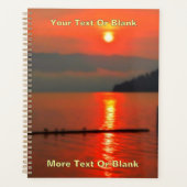 朝の赤い空 プランナー手帳 (正面)