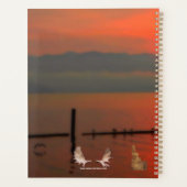 朝の赤い空 プランナー手帳 (裏面)