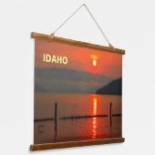 朝の赤い空 吊り下げ型タペストリー (傾斜あり)