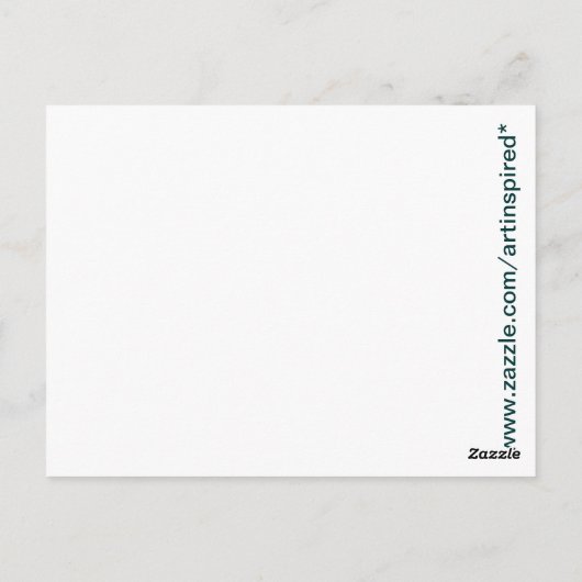 朝の赤木 ポストカード (裏面)