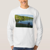 朝の釣り Tシャツ (正面)