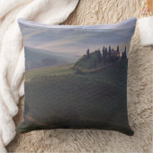 朝の霧の装飾用クッションのタスカニーの家 クッション (ブランケット)