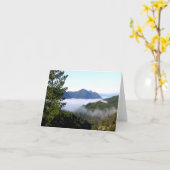 朝の霧を霧で….. カード (黄色い花)