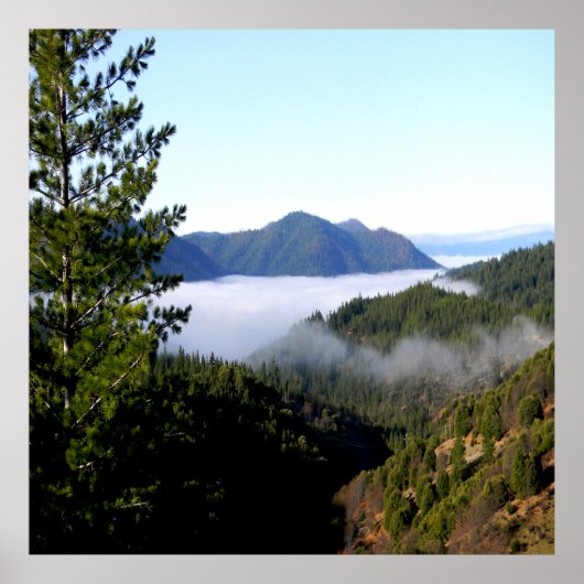 朝の霧を霧で…... ポスター (正面)