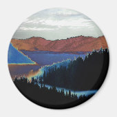 朝の霧を霧で…... マグネット (正面)