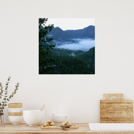 朝の霧・・・ ポスター (キッチン)