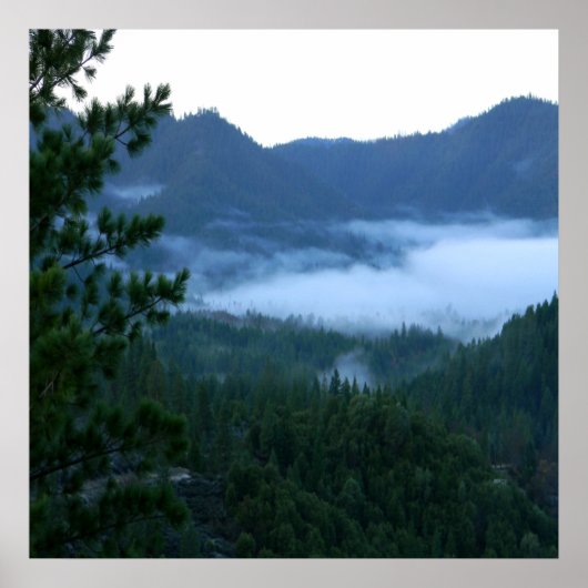 朝の霧・・・ ポスター (正面)