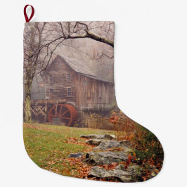 朝の霧 ラージクリスマスストッキング