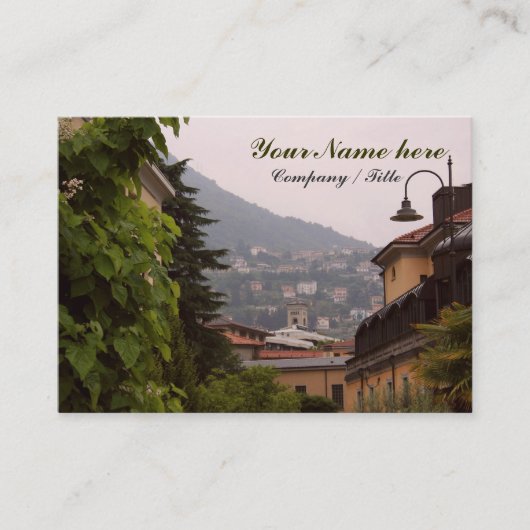 朝の霧 名刺 (正面)