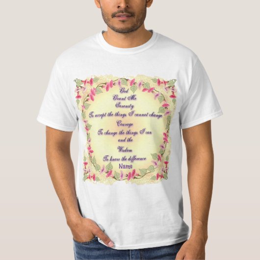 朝の静寂の祈り Tシャツ (正面)