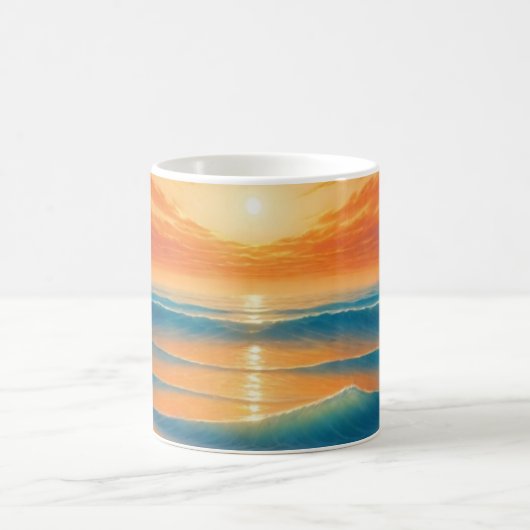 朝の静寂 コーヒーマグカップ (中央)