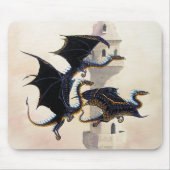 朝の飛行 マウスパッド (正面)