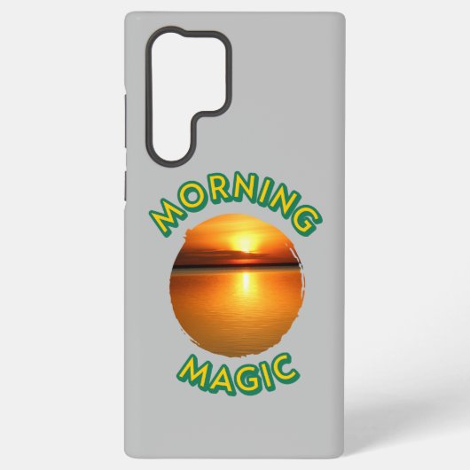 朝の魔法サムスン電話ケース SAMSUNG GALAXYケース (裏面)