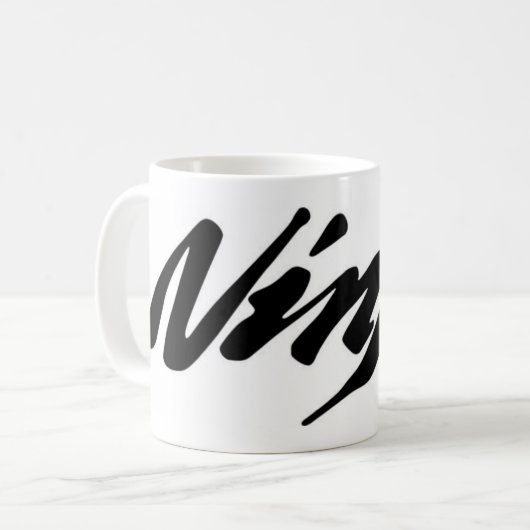 「朝の魔法:私たちと一緒に幸せを味わう コーヒーマグカップ (正面左)