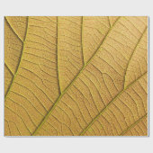 朝の黄金色の葉柄。  ラッピングペーパー (フラット)